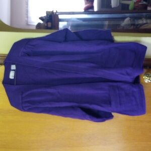 Fitting Image, Size 24/26, Purple cardigan, pockets